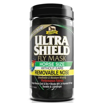 Online Absorbine UltraShield Fly Mask - Avec Protège-Nez Amovible - Masque Anti-Insecte