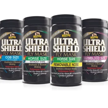 Online Absorbine UltraShield Fly Mask - Avec Protège-Nez Amovible - Masque Anti-Insecte