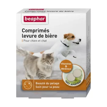 New Beaphar Comprimés Levure De Bière Chien & Chat