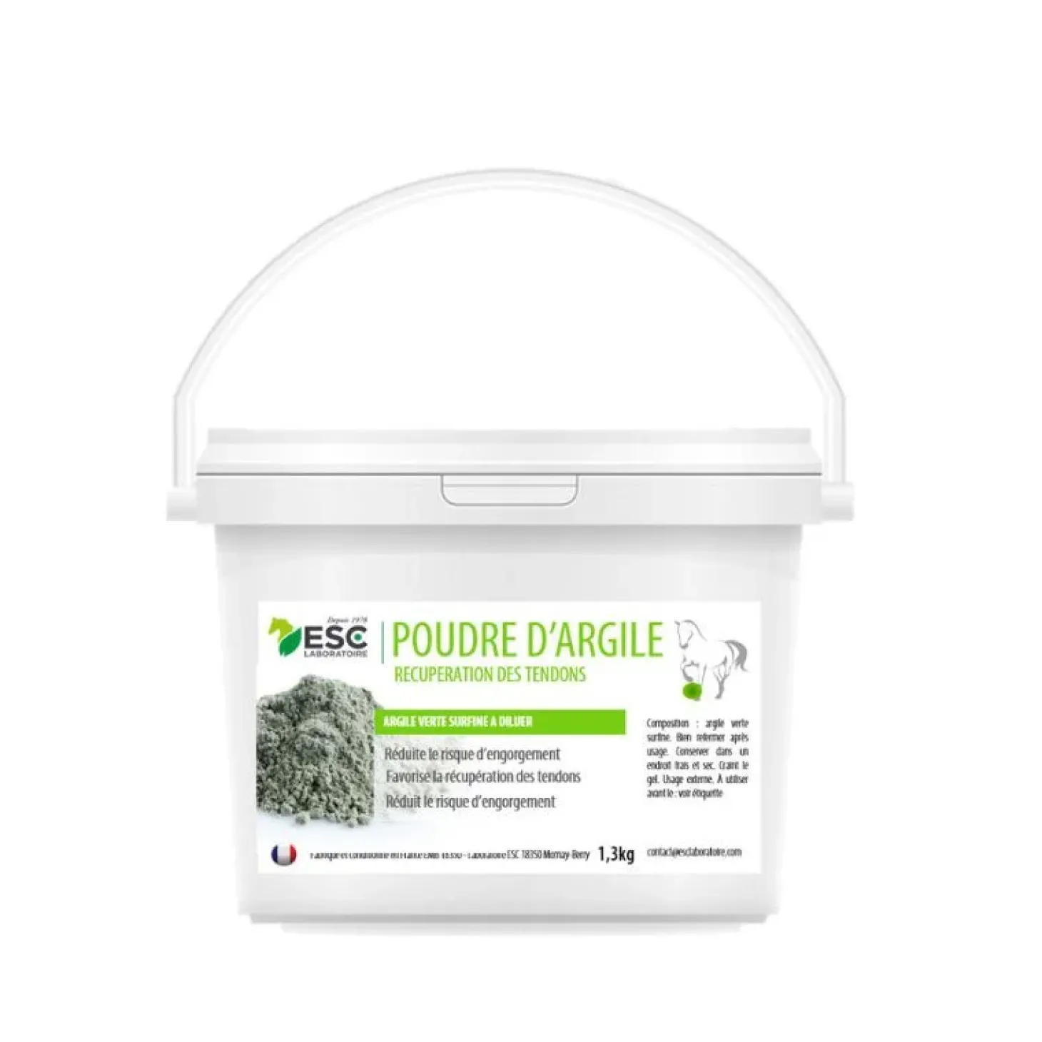 esc-laboratoire-argile-verte-p-CnLViFIy-0.webp Discount ESC Laboratoire Argile Verte Pour Membres Pour Chevaux