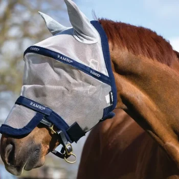 Clearance Horseware Rambo Plus Flymask Vamoose Masque Anti Mouche Cheval