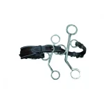 Best Jump'In Hackamore Cuir Branches Courtes Noir